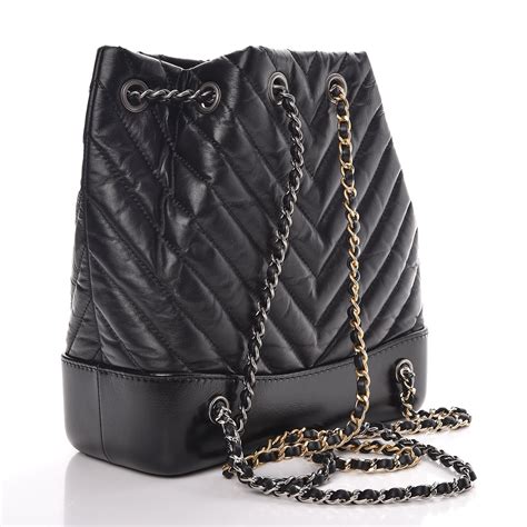 Chanel Gabrielle Backpack Quilted Calfskin Small 